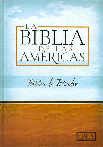 BIBLIA DE ESTUDIO DE LAS AMERICAS Negro, imitaciOn piel