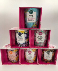 tazas mensaje biblico coleccion floral
