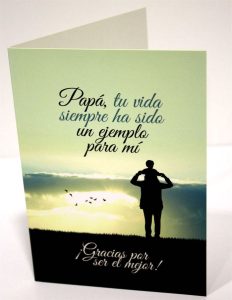 tarjeta de felicitación día del padre