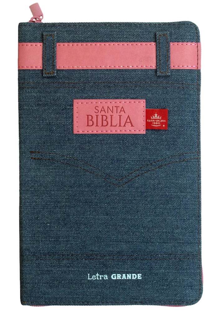 biblia reina valera 1960 manual letra grande tela jean vaquero
