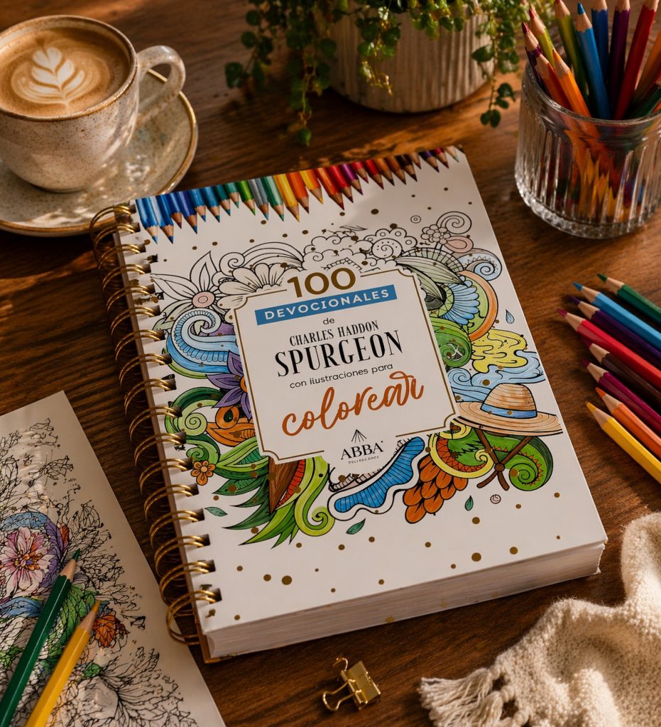 Devocional para colorear Charles Spurgeon